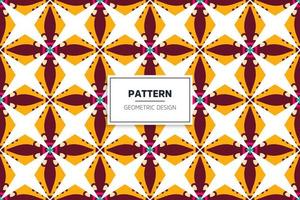 Colorful semaless pattern ethnic design vector