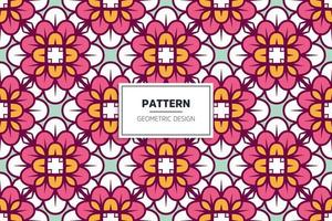 Seamless pattern with colorful elements vector