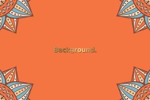 Luxury background with mandala vector