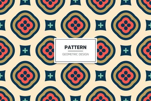 elementos de colores de fondo de patrones sin fisuras vector