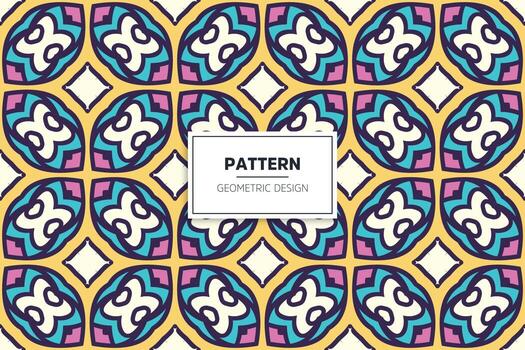Seamless pattern background colorful elements vector