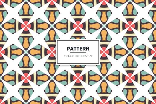 patrón sin costuras con elementos coloridos vector