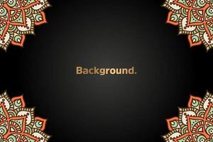 luxury background in ethnic style vector
