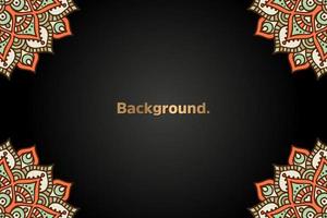 luxury background in ethnic style vector