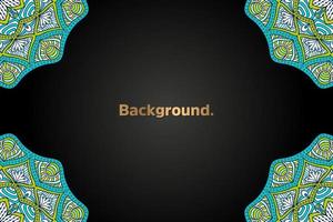 luxury background in ethnic style vector
