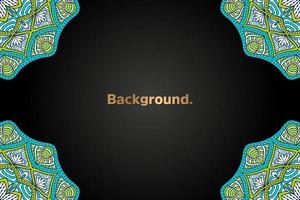 luxury background in ethnic style vector