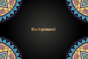 luxury background in ethnic style vector