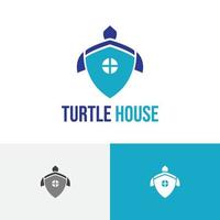 Turtle House Home Real Estate Realty Logo vector