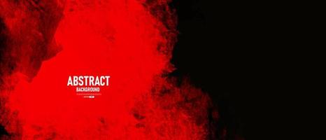 Fondo de textura grunge abstracto negro y rojo vector