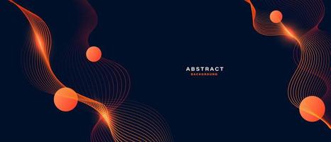 Abstract background with dynamic waves. vector