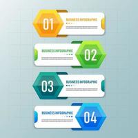 Modern infographics element vector
