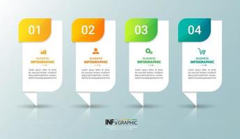 Business infographic design vector