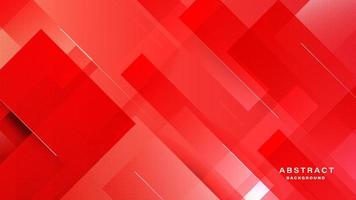 Modern red abstract geometric background vector