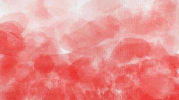 Hand painted with watercolor texture abstract red background vector