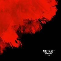 Black and red abstract grunge background vector
