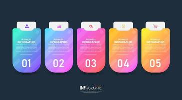 Infographics Design Template vector