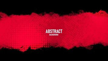 Fondo grunge abstracto negro y rojo vector