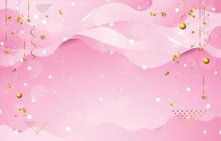 Pink Background Template vector