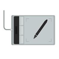 graphic design tablet vector