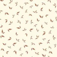 Vintage Seamless floral pattern using leaf for print on textile, fabric vector