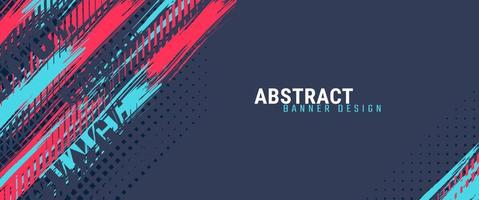 abstract banner background template with grunge texture vector