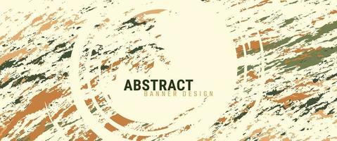 Plantilla de fondo de banner abstracto con textura grunge vector