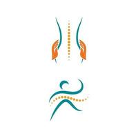 Chiropractic symbol Vector icon design illustration