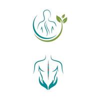 Chiropractic symbol Vector icon design illustration