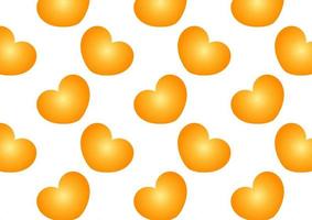 golden heart background vector