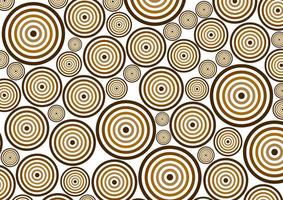 abstract background with brown circle pattern vector