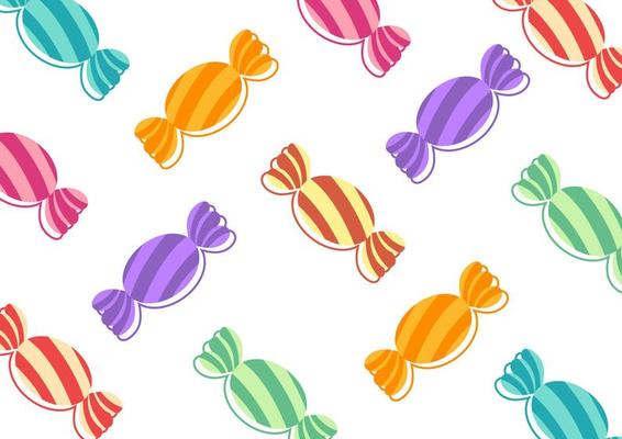 colorful candy pattern