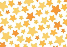 star background with yellow color theme vector