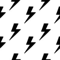 seamless pattern with lightning design vector