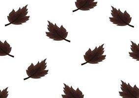 fallen leaves background vector