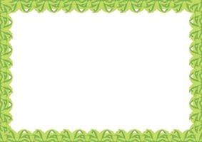 green grass background on white background 2 vector