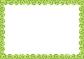 green grass background on white background 2 vector