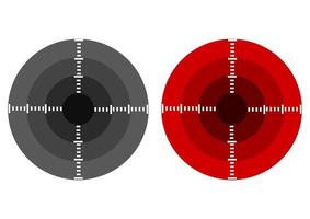 shooting target illustration vector