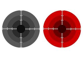 shooting target illustration vector