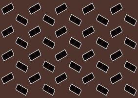 sweet and delicious chocolate cut background vector