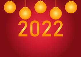 new year 2022 theme background vector