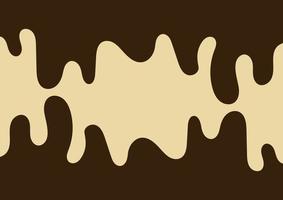 abstract background with melted chocolate vector