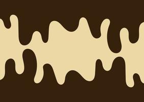 abstract background with melted chocolate vector