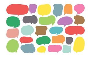 speech bubble cut paper design template. Vector illustration for your business