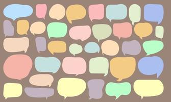 speech bubble cut paper design template. Vector illustration for your business