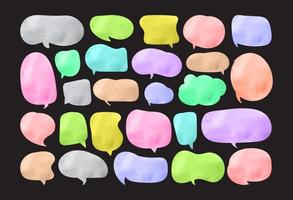 speech bubble cut paper design template. Vector illustration for your business