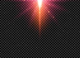 Abstract futuristic infinite universe space on tranperency background with lighting effect. vector