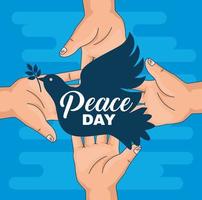 tarjeta del día internacional de la paz