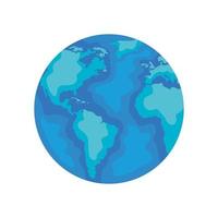 world planet earth vector