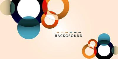 Circle Vector Design For Banner Print and Wallpaper Background