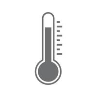 termómetro temperatura caliente o frío icono vector para web, presentación, logotipo, infografía